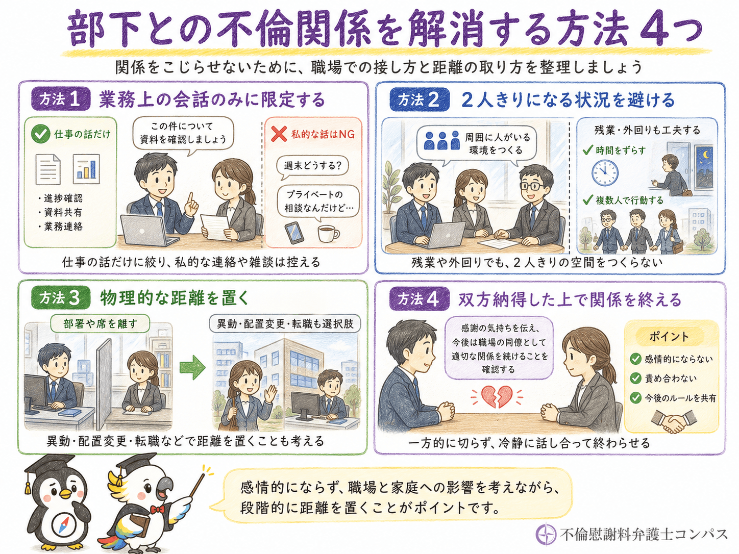 ６章　部下と不倫を解消する方法４つ